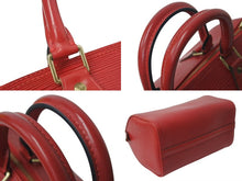 Load image into Gallery viewer, LOUIS VUITTON ルイヴィトン スピーディ 25 エピ レザー ミニ ボストンバッグ ハンドバッグ カスティリアンレッド M43017 美品 中古 4b000314