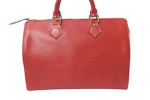 Load image into Gallery viewer, LOUIS VUITTON ルイヴィトン スピーディ30 ハンドバッグ M43007 エピ レザー レッド ゴールド金具 美品 中古 4b000315