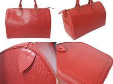Load image into Gallery viewer, LOUIS VUITTON ルイヴィトン スピーディ30 ハンドバッグ M43007 エピ レザー レッド ゴールド金具 美品 中古 4b000315
