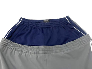 BALENCIAGA バレンシアガ 24AW レイヤード カットアップ トラックロングパンツ サイズM グレー ネイビー 808909 美品 中古 4b000335