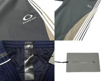 Load image into Gallery viewer, BALENCIAGA バレンシアガ 24AW レイヤード カットアップ トラックロングパンツ サイズM グレー ネイビー 808909 美品 中古 4b000335