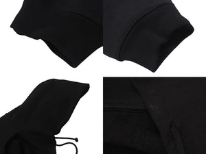 極美品 VETEMENTS ヴェトモン 25SS VETEMENTS.COM FITTED ジップアップ フーディ― ブラック コットン パーカー ロゴ ua66hd830b サイズXL 中古 4b000336
