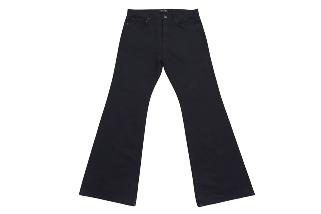 BALENCIAGA バレンシアガ 24SS GARDEROBE BOOT CUT ワードローブ ブーツカット デニムパンツ 773760 ブラック サイズ34 美品 中古 4b000338