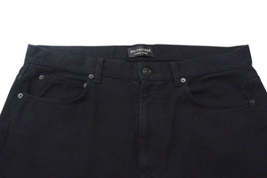 BALENCIAGA バレンシアガ 24SS GARDEROBE BOOT CUT ワードローブ ブーツカット デニムパンツ 773760 ブラック サイズ34 美品 中古 4b000338