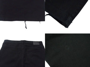 BALENCIAGA バレンシアガ 24SS GARDEROBE BOOT CUT ワードローブ ブーツカット デニムパンツ 773760 ブラック サイズ34 美品 中古 4b000338