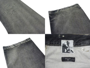 Rick owens リックオウエンス DRKSHDW ダークシャドウ GETH JEANS ゲスジーンズ バギーパンツ DU02C5356 サイズ34 美品 中古 4b000341