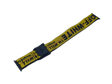 Load image into Gallery viewer, 極美品 OFF WHITE オフホワイト c/o VIRGIL ABLOH™ 時計バンド アップルウォッチ バンド イエロー ブラック 中古 4b000343