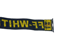 Load image into Gallery viewer, 極美品 OFF WHITE オフホワイト c/o VIRGIL ABLOH™ 時計バンド アップルウォッチ バンド イエロー ブラック 中古 4b000343