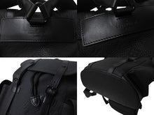Load image into Gallery viewer, 極美品 LOUISVUITTON ルイヴィトン クリストファー MM リュックサック M55699 トリヨンレザー ブラック シルバー金具 中古 4b003537