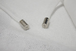 新品未使用 CHANEL シャネル カメリア ジップアップパーカー P63299K48933 サイズXS ココマーク スパンコール ホワイト 中古 4b000354