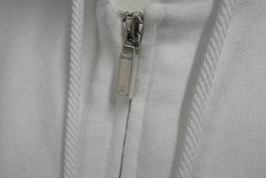 新品未使用 CHANEL シャネル カメリア ジップアップパーカー P63299K48933 サイズXS ココマーク スパンコール ホワイト 中古 4b000354