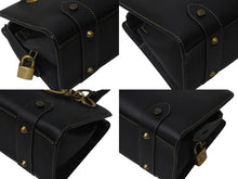 Load image into Gallery viewer, 極美品 Christian Dior クリスチャンディオール カナージュ スモール ハンドバッグ ラムスキン ブラック ゴールド金具 中古 4b000356