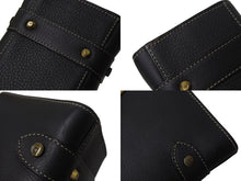 Load image into Gallery viewer, 極美品 Christian Dior クリスチャンディオール カナージュ スモール ハンドバッグ ラムスキン ブラック ゴールド金具 中古 4b000356