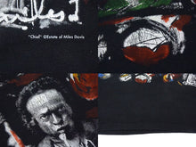 Load image into Gallery viewer, VINTAGE ヴィンテージ Chief Miles Davis マイルズ・デイヴィス プリント 半袖Tシャツ ANDAZIA ブラック Lサイズ アートT ジャズ 良品 中古 4b000364