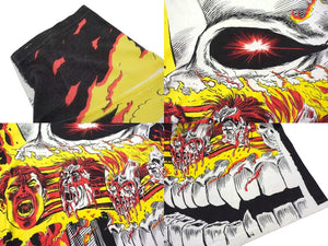 VINTAGE ヴィンテージ 90's MARVEL マーヴェル GHOST RIDER ゴーストライダー Tシャツ サイズXL 総柄 1992年 美品 中古 4b000367 