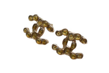 Load image into Gallery viewer, 極美品 CHANEL シャネル ココマーク ピアス 重量約3.8g A14P刻印 メタル レジン ゴールド クリアイエロー 両耳用 中古 4b000383