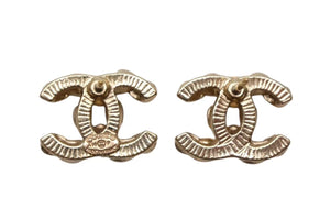 極美品 CHANEL シャネル ココマーク ピアス 重量約3.8g A14P刻印 メタル レジン ゴールド クリアイエロー 両耳用 中古 4b000383