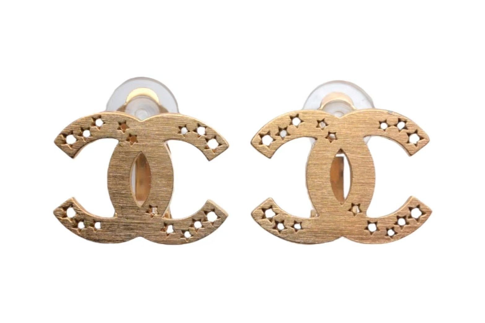 極美品 CHANEL シャネル ココマーク イヤリング 重量約3.9g 03P