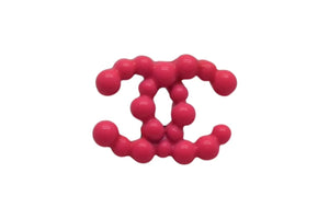 CHANEL シャネル ココマーク ピアス 重量約3.0g 04A刻印 ピンク メタル ヴィンテージ 両耳用 美品 中古 4b000402
