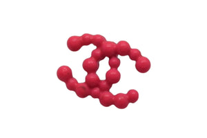 CHANEL シャネル ココマーク ピアス 重量約3.0g 04A刻印 ピンク メタル ヴィンテージ 両耳用 美品 中古 4b000402