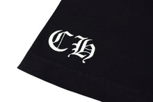 Load image into Gallery viewer, CHROME HEARTS クロムハーツ トリプルCHクロスプリント クルーネック タンクトップ ノースリーブカットソー ブラック サイズS 美品 中古 4b000406