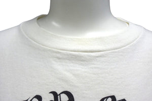 A BATHING APE アベイシングエイプ クロムハーツ クロムハーツコラボ半袖Tシャツ ホワイト サイズS 美品 中古 4b000409 