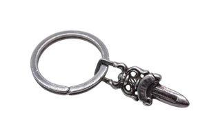 CHROME HEARTS クロムハーツ ダガー キーリング キーホルダー 重量約10.9g シルバー925 良品 中古 4b000410
