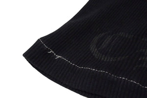 CHROME HEARTS クロムハーツ ヴァインダガープリントタンクトップ コットン ブラック イエローサイズL 美品 中古 4b000412 正規品