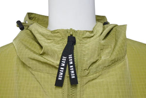新品未使用 HUMAN MADE ヒューマンメイド ANORAK PARKA アノラックパーカー HM29JK029 OLIVEDRAB カーキ ナイロン サイズL 中古 4b000413