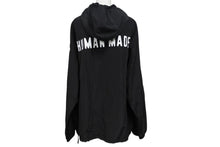 Load image into Gallery viewer, 新品同様 HUMAN MADE ヒューマンメイド ANORAK PARKA アノラックパーカー HM29JK029 ブラック ブルー ホワイト サイズL 中古 4b000415