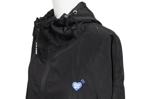 新品同様 HUMAN MADE ヒューマンメイド ANORAK PARKA アノラックパーカー HM29JK029 ブラック ブルー ホワイト サイズL 中古 4b000415