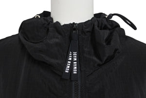 新品同様 HUMAN MADE ヒューマンメイド ANORAK PARKA アノラックパーカー HM29JK029 ブラック ブルー ホワイト サイズL 中古 4b000415
