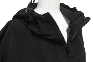 新品同様 HUMAN MADE ヒューマンメイド ANORAK PARKA アノラックパーカー HM29JK029 ブラック ブルー ホワイト サイズL 中古 4b000415