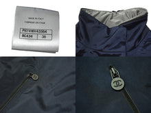 Load image into Gallery viewer, 新品未使用 CHANEL シャネル ナイロンジャケット アンサンブル P57416V43354 サイズ38 リバーシブル ココマーク ネイビー グレー 中古 4b000419