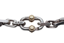Load image into Gallery viewer, TIFFANY&amp;Co. ティファニー メイカーズ ワイドチェーン ブレスレット ラージ 重量約54.9g 全長約22cm 18KYG シルバー925 美品 中古 4b000423