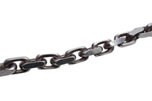 Load image into Gallery viewer, TIFFANY&amp;Co. ティファニー メイカーズ ワイドチェーン ブレスレット ラージ 重量約54.9g 全長約22cm 18KYG シルバー925 美品 中古 4b000423
