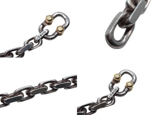 TIFFANY&Co. ティファニー メイカーズ ワイドチェーン ブレスレット ラージ 重量約54.9g 全長約22cm 18KYG シルバー925 美品 中古 4b000423