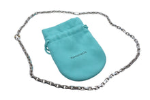 Load image into Gallery viewer, TIFFANY&amp;Co. ティファニー メイカーズ ネックレス 重量約66.1g 全長約61.5cm Ag925/Au750刻印 1837コレクション 美品 中古 4b000424