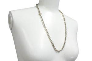 TIFFANY&Co. ティファニー メイカーズ ネックレス 重量約66.1g 全長約61.5cm Ag925/Au750刻印 1837コレクション 美品 中古 4b000424
