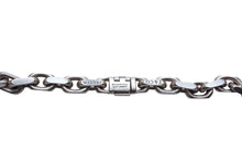 Load image into Gallery viewer, TIFFANY&amp;Co. ティファニー メイカーズ ネックレス 重量約66.1g 全長約61.5cm Ag925/Au750刻印 1837コレクション 美品 中古 4b000424