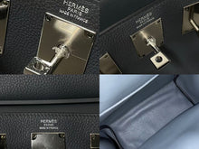 Load image into Gallery viewer, 新品未使用 エルメス HERMES アッカドPM W刻印 ワンショルダーバッグ グリミスティ トゴ 新型 シルバー金具 中古 4b000447