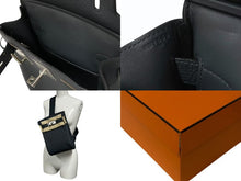 Load image into Gallery viewer, 新品未使用 エルメス HERMES アッカドPM W刻印 ワンショルダーバッグ グリミスティ トゴ 新型 シルバー金具 中古 4b000447