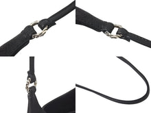 Load image into Gallery viewer, 極美品 CHROME HEARTS クロムハーツ VIV ダガー ワンショルダーバッグ スクロールロゴ シルバー925 レザー ブラック 中古 4b000450