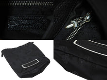 Load image into Gallery viewer, 極美品 CHROME HEARTS クロムハーツ VIV ダガー ワンショルダーバッグ スクロールロゴ シルバー925 レザー ブラック 中古 4b000450