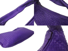 Load image into Gallery viewer, 新品同様 BOTTEGA VENETA ボッテガヴェネタ イントレチャート ホーボー ワンショルダーバッグ ミデュアム パープル B012665O6Z 中古 4b000461