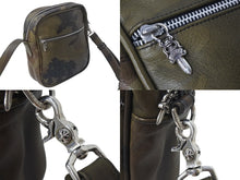 Load image into Gallery viewer, CHROME HEARTS クロムハーツ TAKA タカ ショルダーバッグ セメタリークロスパッチ 5パッチ カモフラ柄 パーソナルオーダー 美品 中古 4b000465