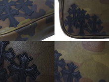 Load image into Gallery viewer, CHROME HEARTS クロムハーツ TAKA タカ ショルダーバッグ セメタリークロスパッチ 5パッチ カモフラ柄 パーソナルオーダー 美品 中古 4b000465