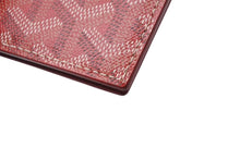 画像をギャラリービューアに読み込む, 新品未使用 GOYARD ゴヤール グルネル パスポートケース パスケース GRENELPMLTY01CL01X PVC レザー レッド 中古 4b000473