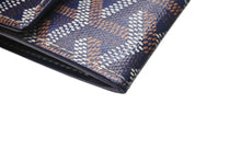 Load image into Gallery viewer, 極美品 GOYARD ゴヤール マリニー ウォレット 二つ折り財布 MARIGNPMLTY12CL12P ネイビー レザー PVC 中古 4b000474