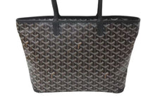 画像をギャラリービューアに読み込む, 新品同様 GOYARD ゴヤール アルトワMM トートバッグ ハンドバッグ コーティングキャンバス レザー ブラック 中古 4b000475